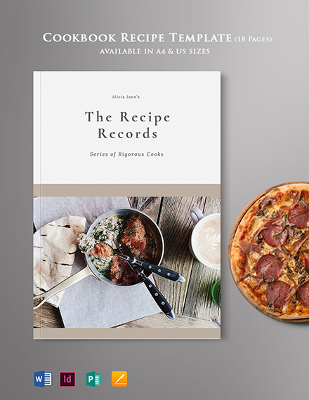 165 Cookbook Word Templates Free Downloads Template