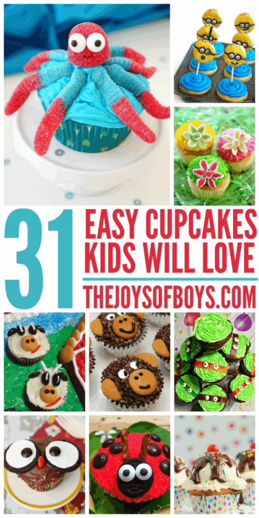 31 Easy Cupcake Recipes Kids Will Go Crazy For