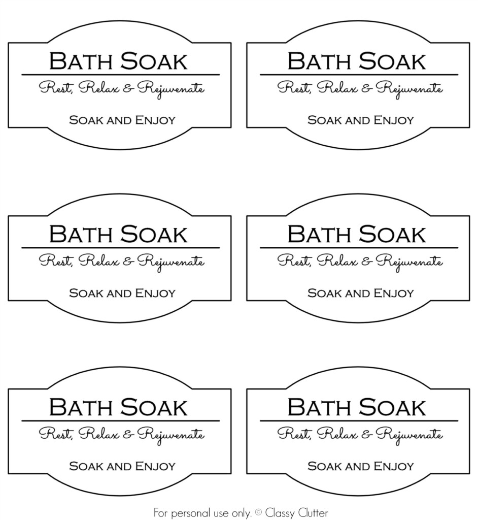 4 Best Images Of Lavender Bath Salt Labels Printable Free Bath Salt 