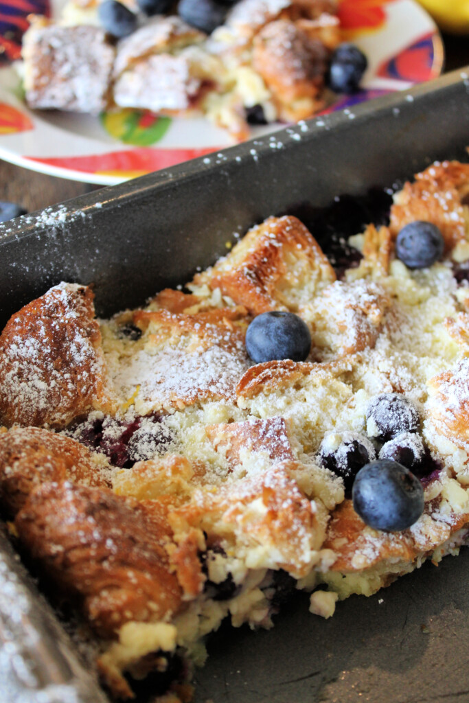 Blueberry Croissant Bake Breakfast Casserole Made It Ate It Loved It 