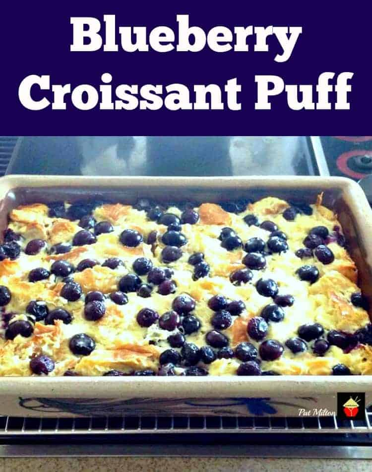 Blueberry Croissant Puff A Lovely Easy Recipe Perfect For Breakfast 