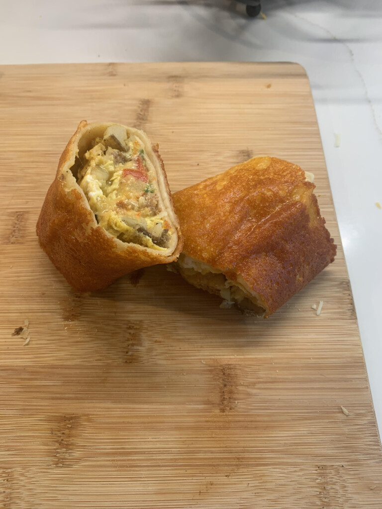 Cheese Crusted Burrito Scrolller