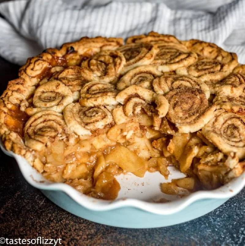 Cinnamon Roll Apple Pie Recipe Best Crafts And Recipes