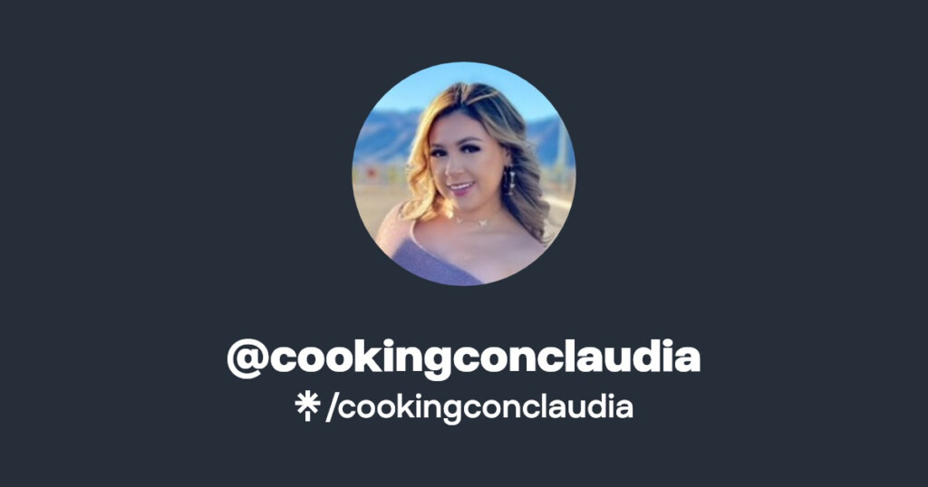 Cookingconclaudia Instagram Facebook TikTok Linktree