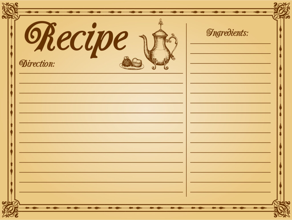 Free Fillable Printable Recipe Cards Free Recipe Cards Fillable My 