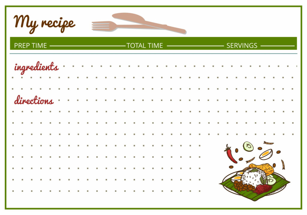 Free Fillable Printable Recipe Cards Mattersmaz
