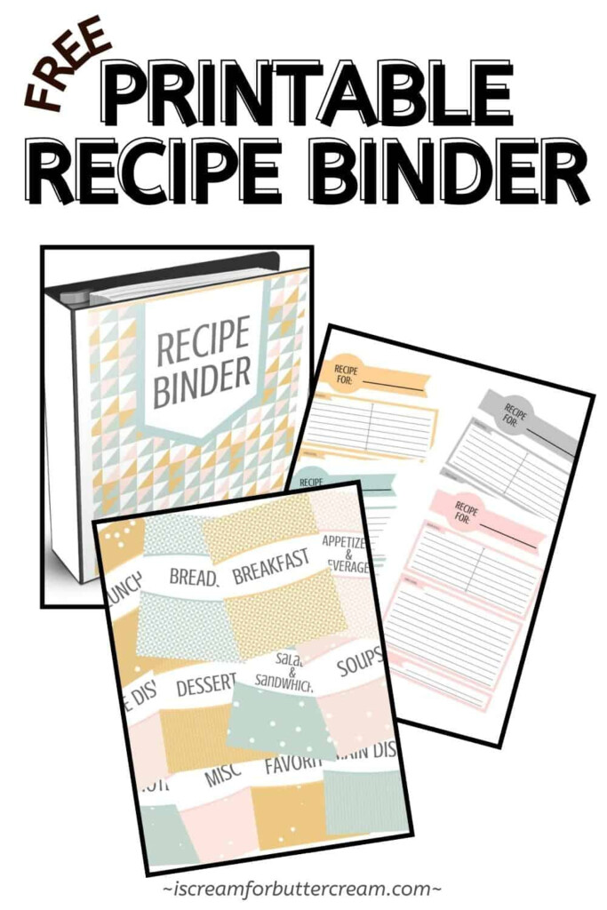 Free Printable Recipe Divider Pages Printable Form Templates And Letter