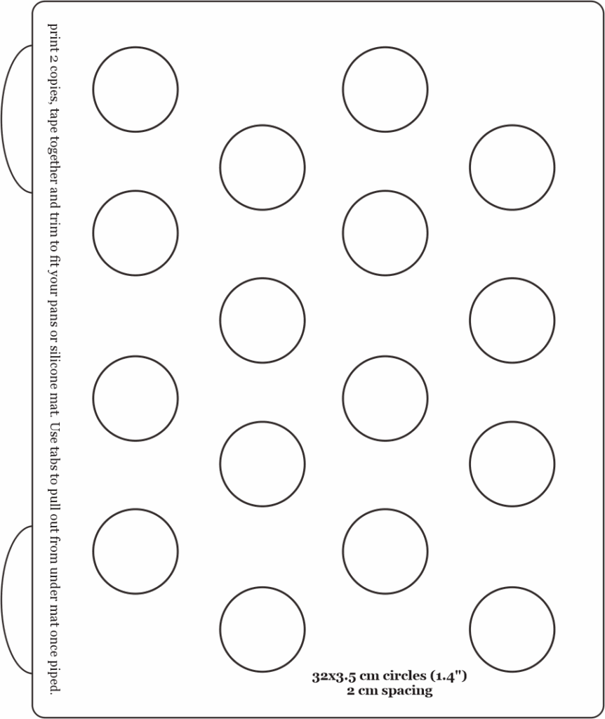French Macaron Template 10 Free PDF Printables Printablee
