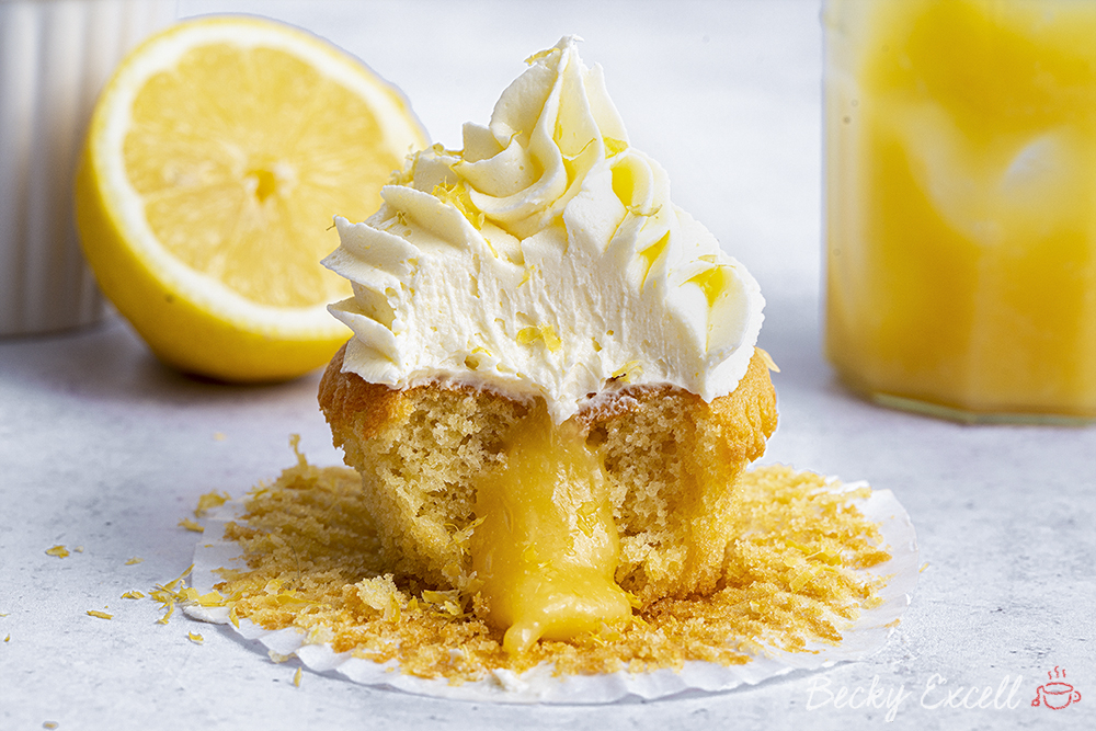 Gluten free Lemon Cupcake Recipe BEST EVER low FODMAP 