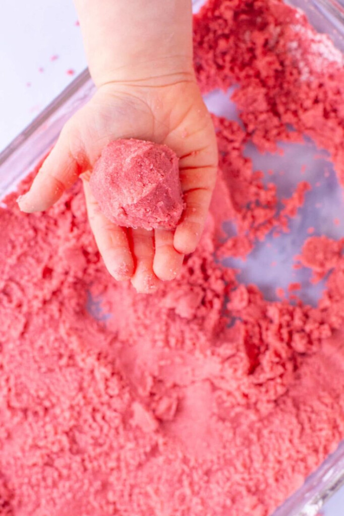 Kinetic Sand Recipe Perfect For Sensory Play Eating Richly