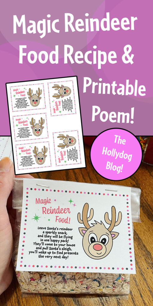 Magic Reindeer Food Recipe And Free Printable Poem The Hollydog Blog