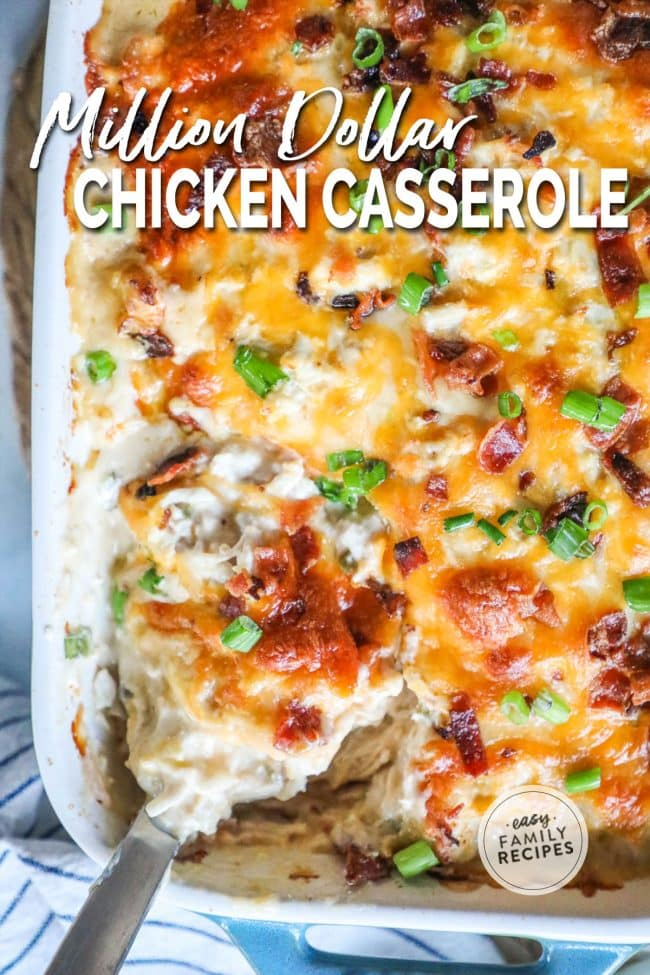 Million Dollar Chicken Casserole Easy Family Recipes