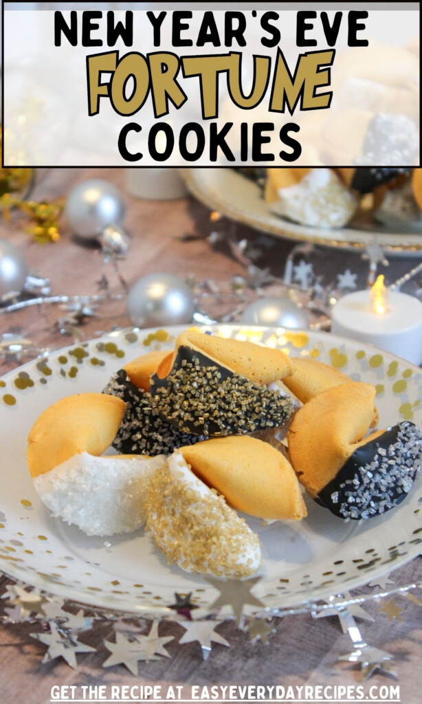 New Year Fortune Cookies Easy Everyday Recipes