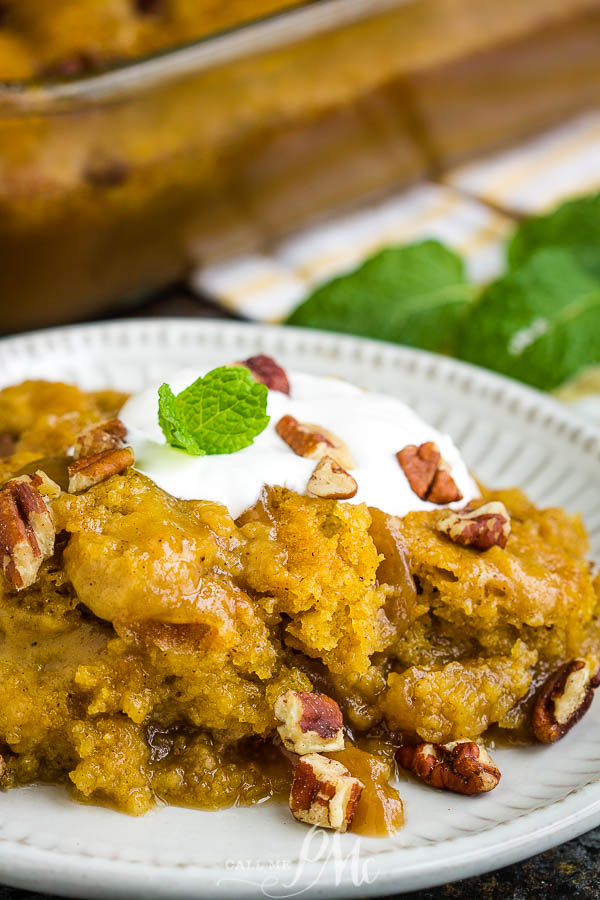 PECAN PUMPKIN COBBLER RECIPE