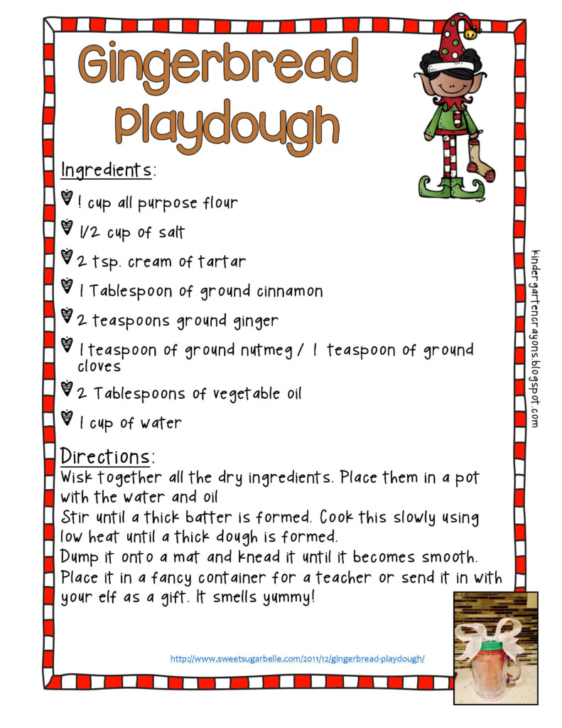 Playdough Recipe Printable