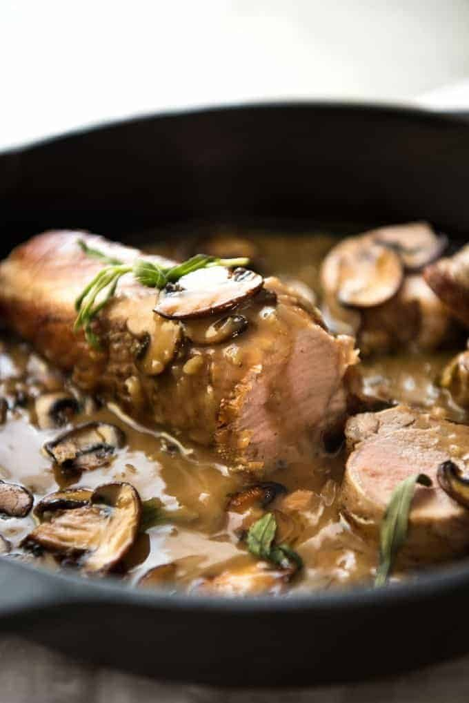 Pork Tenderloin With Creamy Marsala Sauce RecipeTin Eats