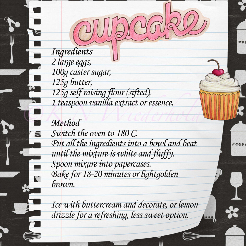 Printable Cupcake Recipes