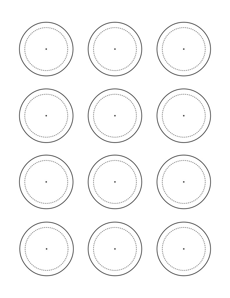Printable French Macaron Template Printable JD