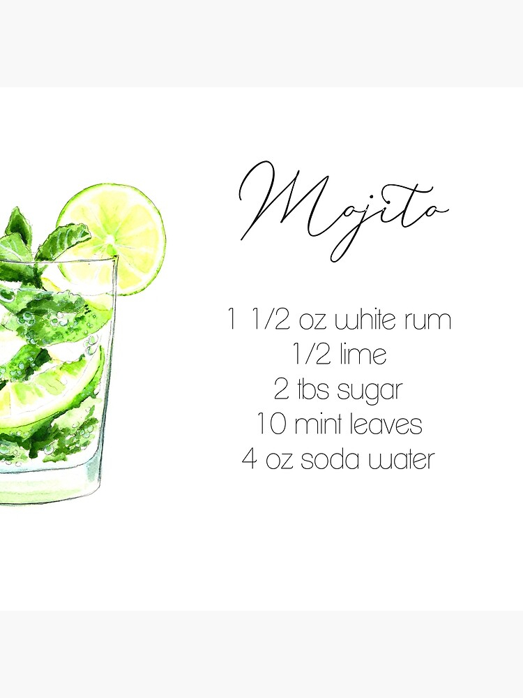Printable Mojito Recipe
