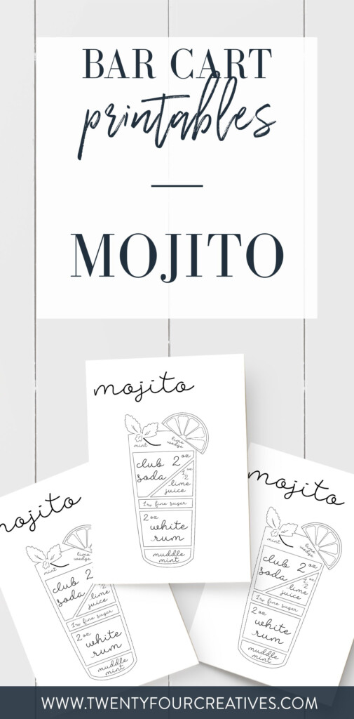 Printable Mojito Recipe