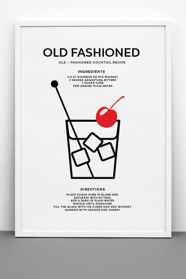 Printable Old Fashioned Recipe