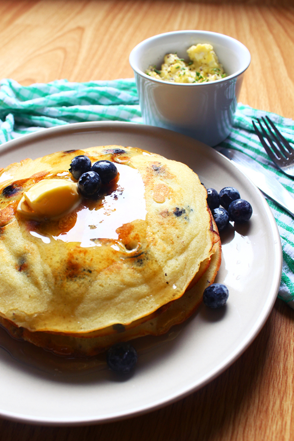 Recipe Blueberry Buttermilk Pancakes