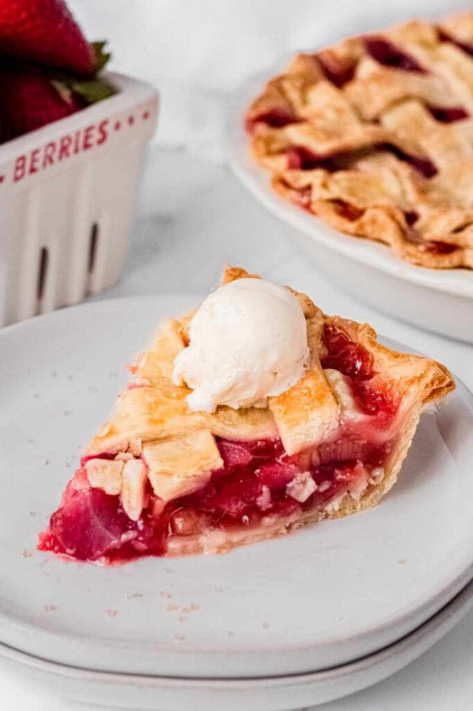 Strawberry Rhubarb Pie Recipe Wholefully