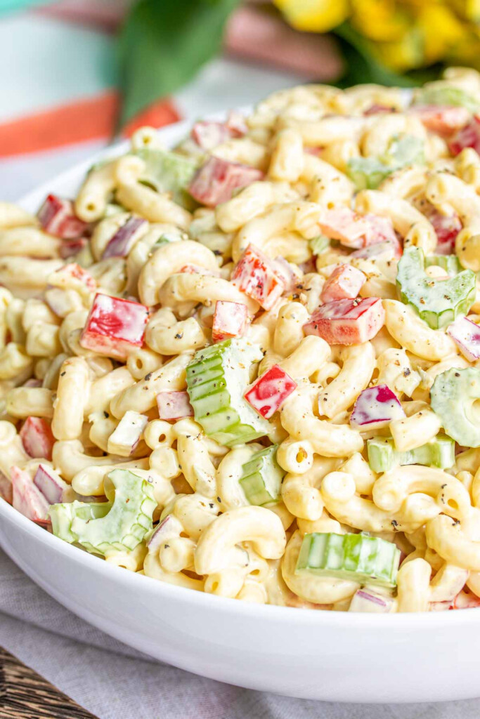 Traditional Macaroni Salad Recipe Christmasfreeload