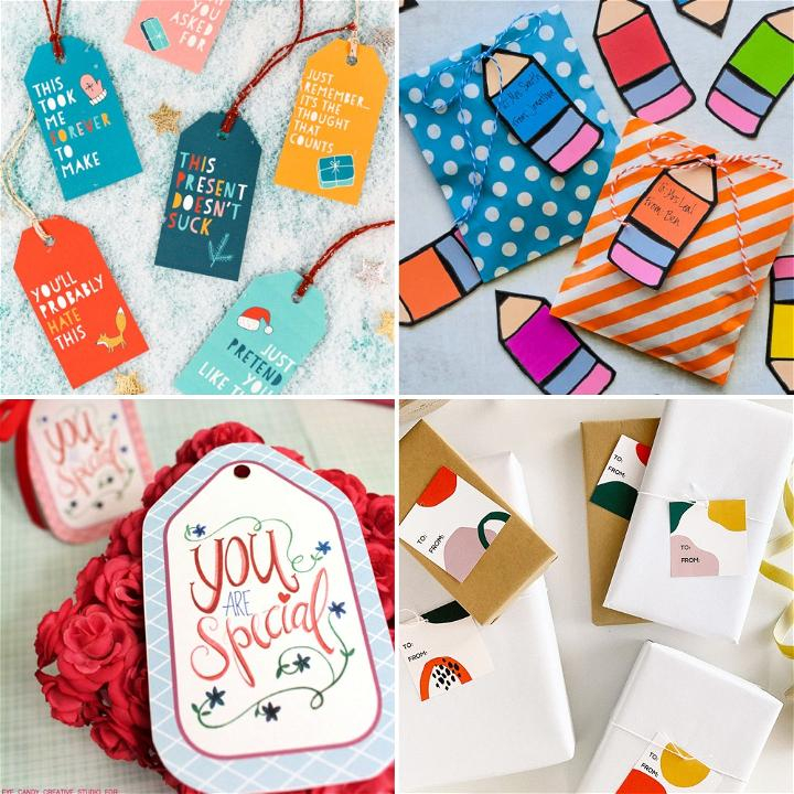 25 Free Printable Gift Tags With DIY Templates Blitsy