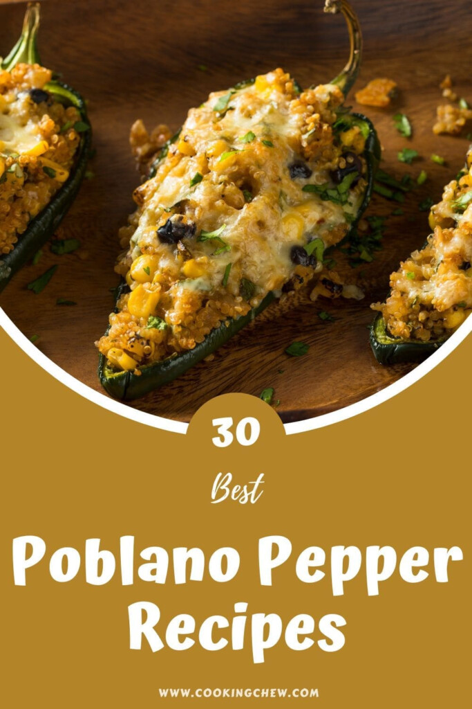 30 Best Poblano Pepper Recipes Spice Up Your Meals 