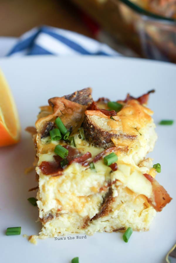 Bacon Egg Cheese Strata Num 39 s The Word