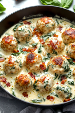 Baked Chicken Ricotta Meatballs That Oven Feelin