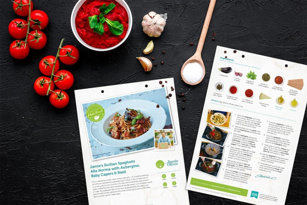 Bravedog Gallery Hello Fresh Recipe Cards Concepts