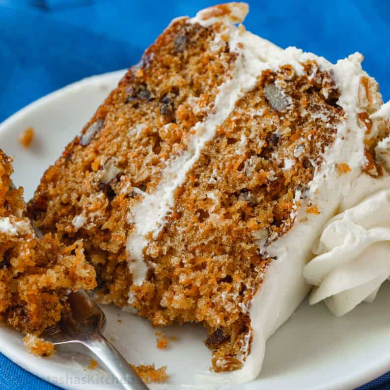 Carrot Cake Recipe VIDEO NatashasKitchen