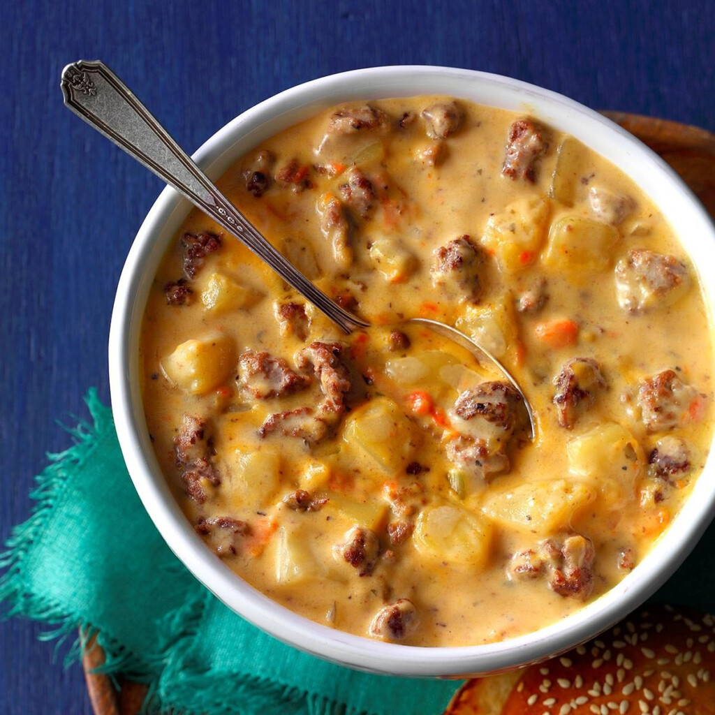 Cheeseburger Soup Taste Of Home