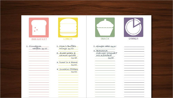 Cookbook Template Printable Free Full Page Recipe Templates For Word 