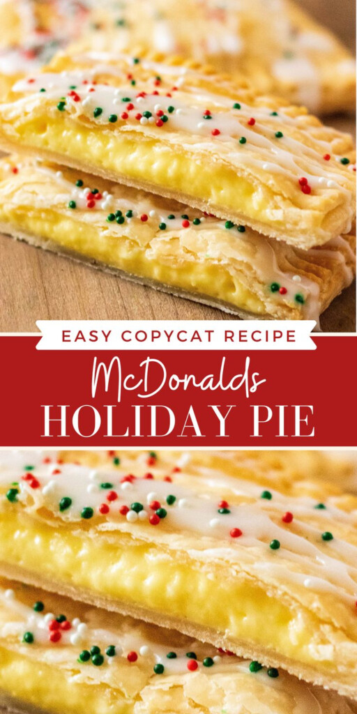 Copycat McDonald 39 s Holiday Pie A Delicious Handheld Pie Filled With 
