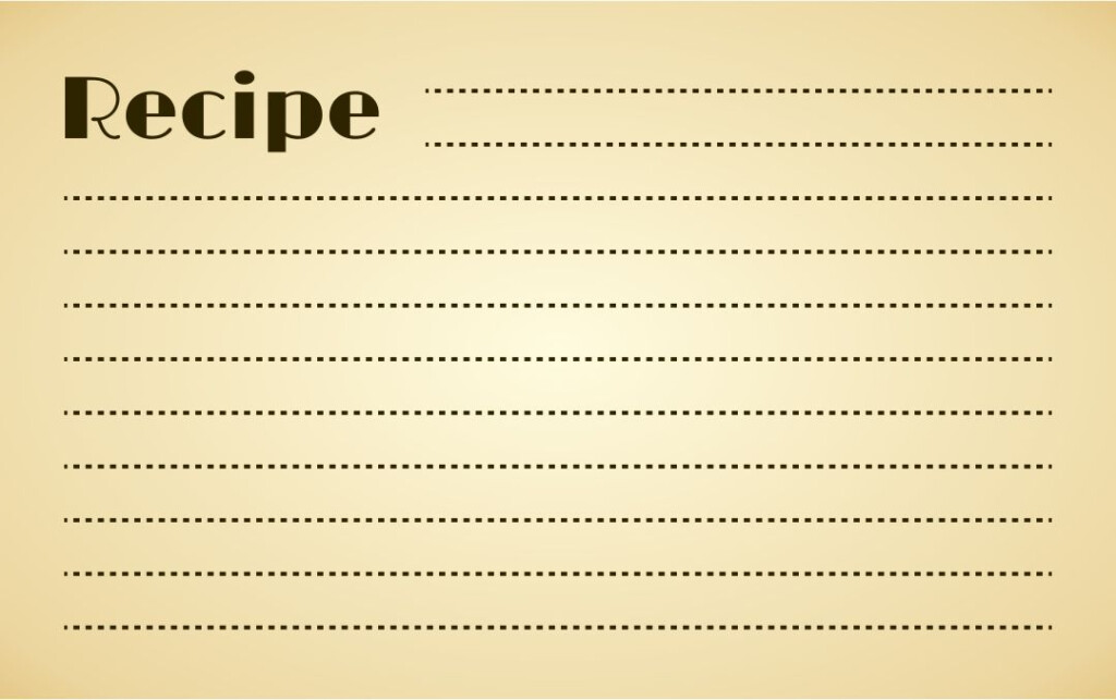 Free Fillable Printable Recipe Cards Mattersmaz