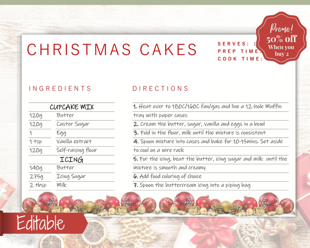 Free Printable Christmas Recipes Download Free Printable Christmas 