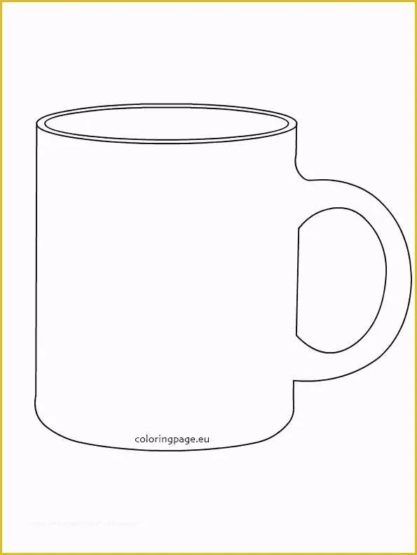 Free Printable Coffee Mug Template Of Image 0 Mug Template Free 
