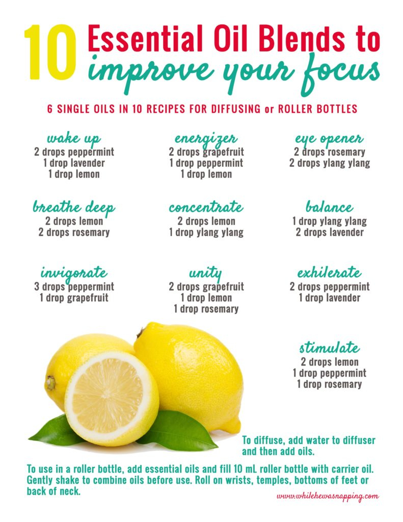 Free Printable Essential Oil Recipes Download Free Printable Essential 