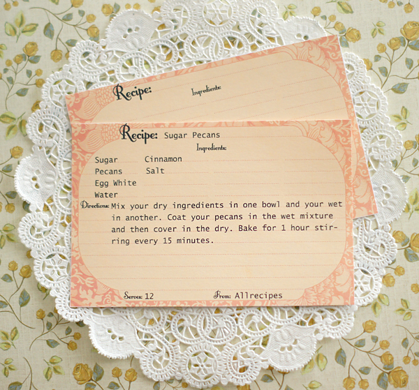 Free Printable Recipe Cards Call Me Victorian