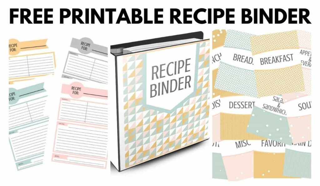 Free Printable Recipe Divider Pages Printable Form Templates And Letter