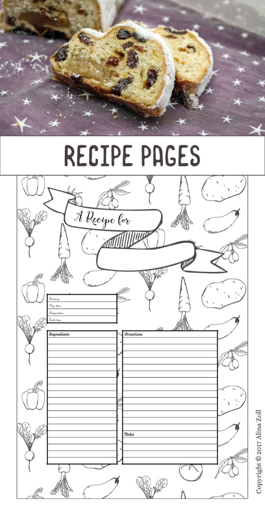 Free Printable Recipes With This Template You Can Write The Recipe 
