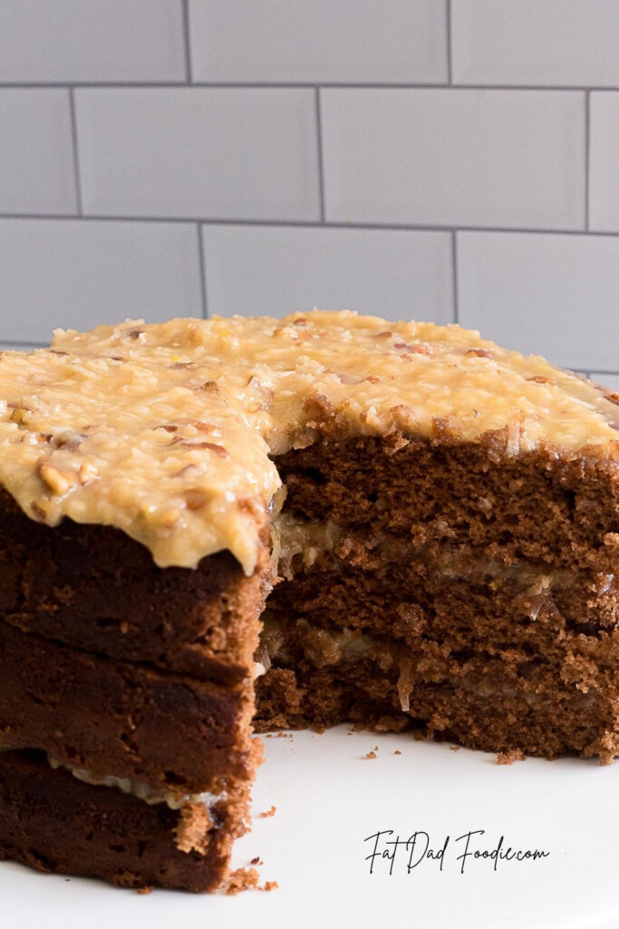German Chocolate Cake Recipe Fat Dad Foodie