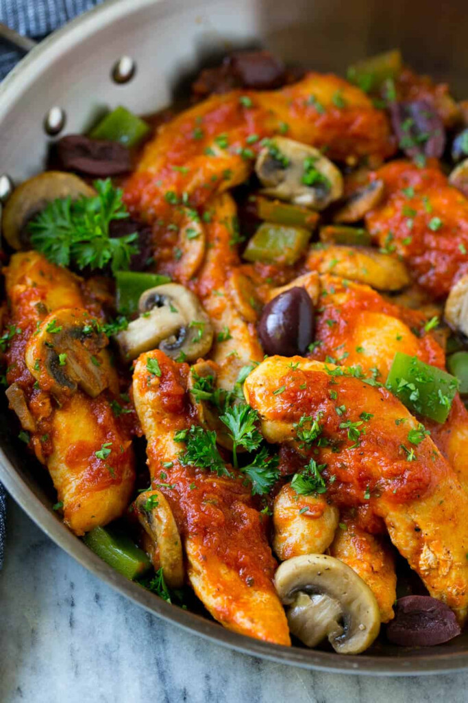 Healthy Chicken Cacciatore Recipe Setkab