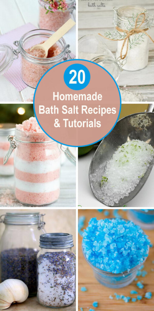 Homemade Bath Salt Recipes Tutorials Styletic