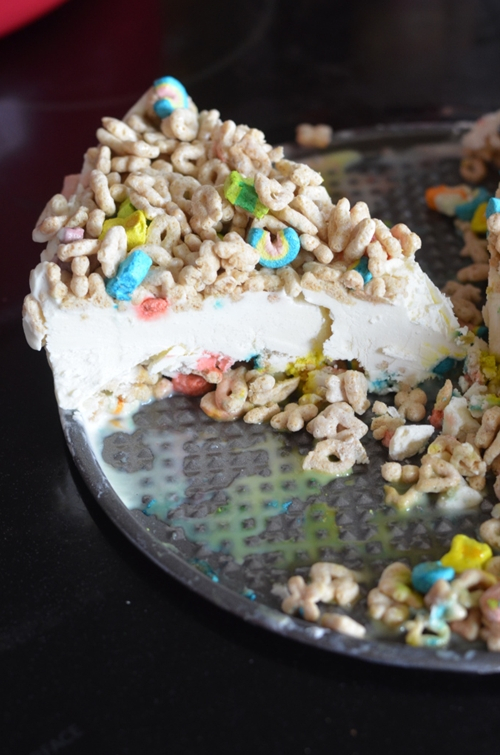 Lucky Charms Ice Cream Cake Recipe Chefthisup