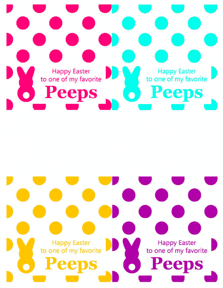 Marshmallow Peeps Smores Recipe With Easter Gift Tag Printables