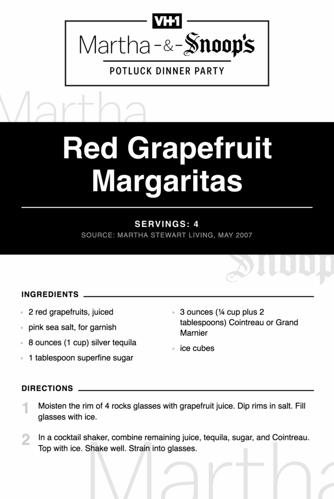Martha And Snoop Taco Recipes VH1 Celebrity Recipes Martha Stewart 